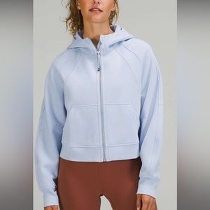 Blue Linen Size XS/S Lululemon Full Zip Scuba Hoodie - like new